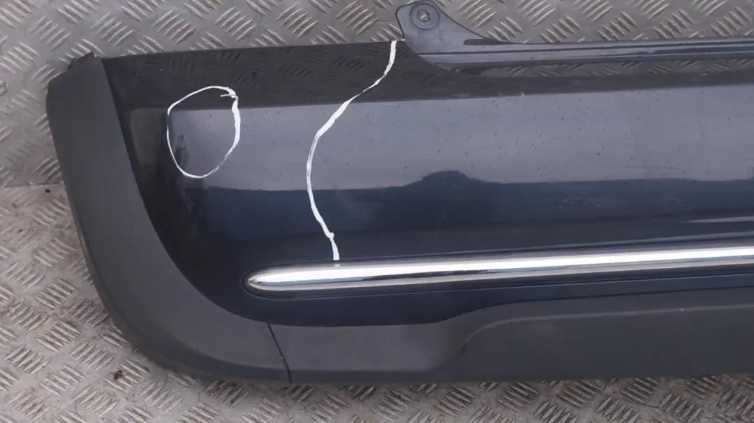 Bumper Trim Panel Astro Black Metallic - A25 to BMW MINI Cooper R50 1 Rear with Part number 0393501 BMW MINI Cooper R50 1 Rear Bumper Trim Panel Astro Black Metallic - A25 - SKU 0393501-ASB1 - Part number 0393501