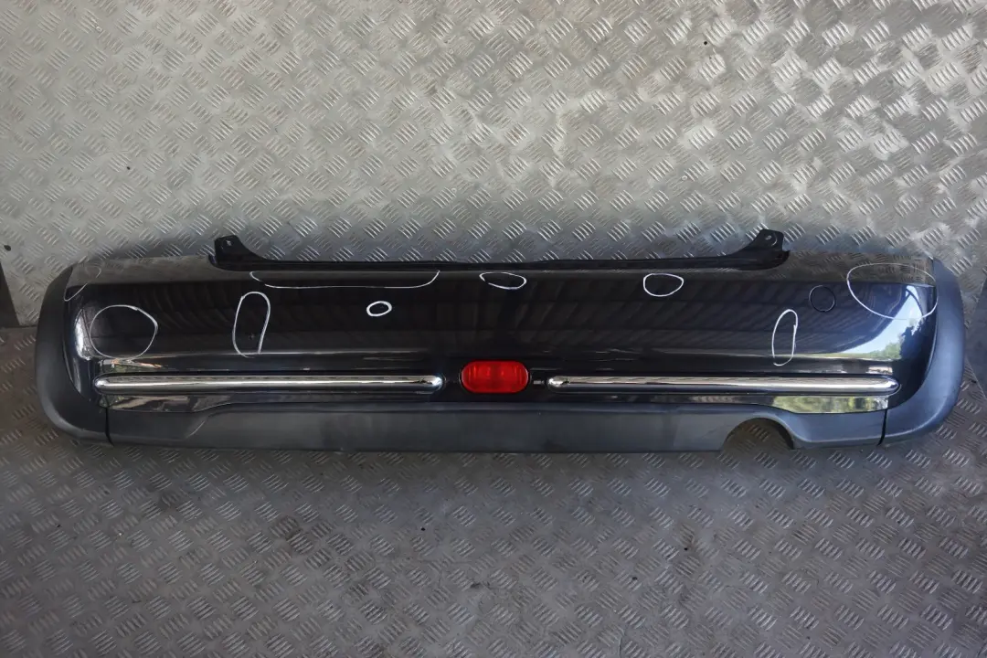 Bumper Trim Panel PDC Astro Black Metallic - A25 to BMW MINI Cooper R50 2 Rear with Part number 0393501 BMW MINI Cooper R50 2 Rear Bumper Trim Panel PDC Astro Black Metallic - A25 - SKU 0393501-ASB2 - Part number 0393501