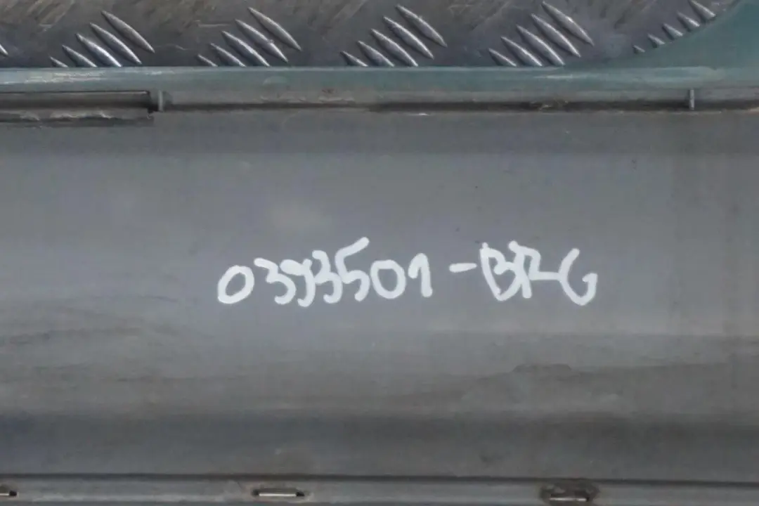 Bumper Trim Panel British Racing Green Metallic - A67 to BMW Mini Cooper R50 Rear with Part number 0393501 BMW Mini Cooper R50 Rear Bumper Trim Panel British Racing Green Metallic - A67 - SKU 0393501-BRG - Part number 0393501