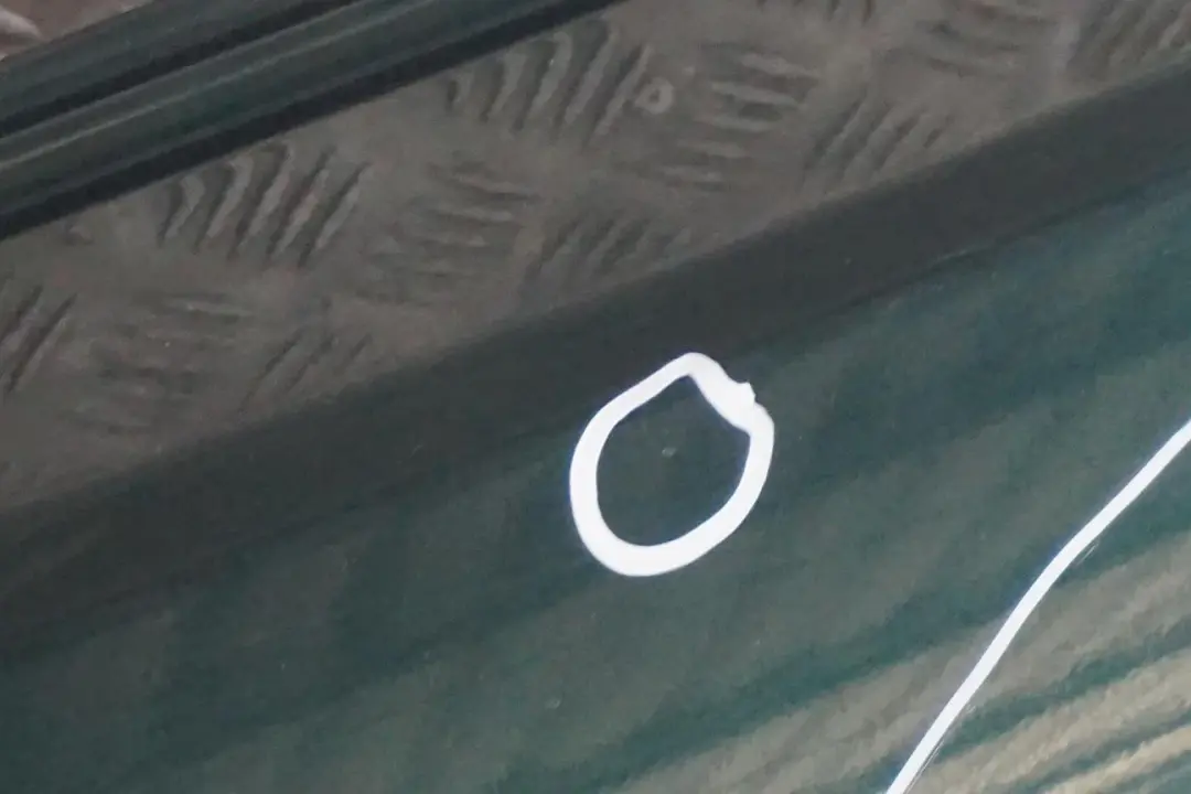 BMW Mini Cooper R50 Rear Bumper Trim Panel British Racing Green Metallic - A67 - SKU 0393501-BRG - Part number 0393501