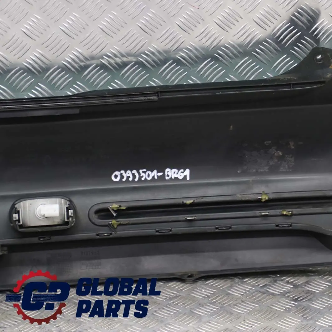 Bumper Trim Panel British Racing Green Metallic to BMW Mini Cooper R50 1 Rear with Part number 0393501 BMW Mini Cooper R50 1 Rear Bumper Trim Panel British Racing Green Metallic - SKU 0393501-BRG1 - Part number 0393501