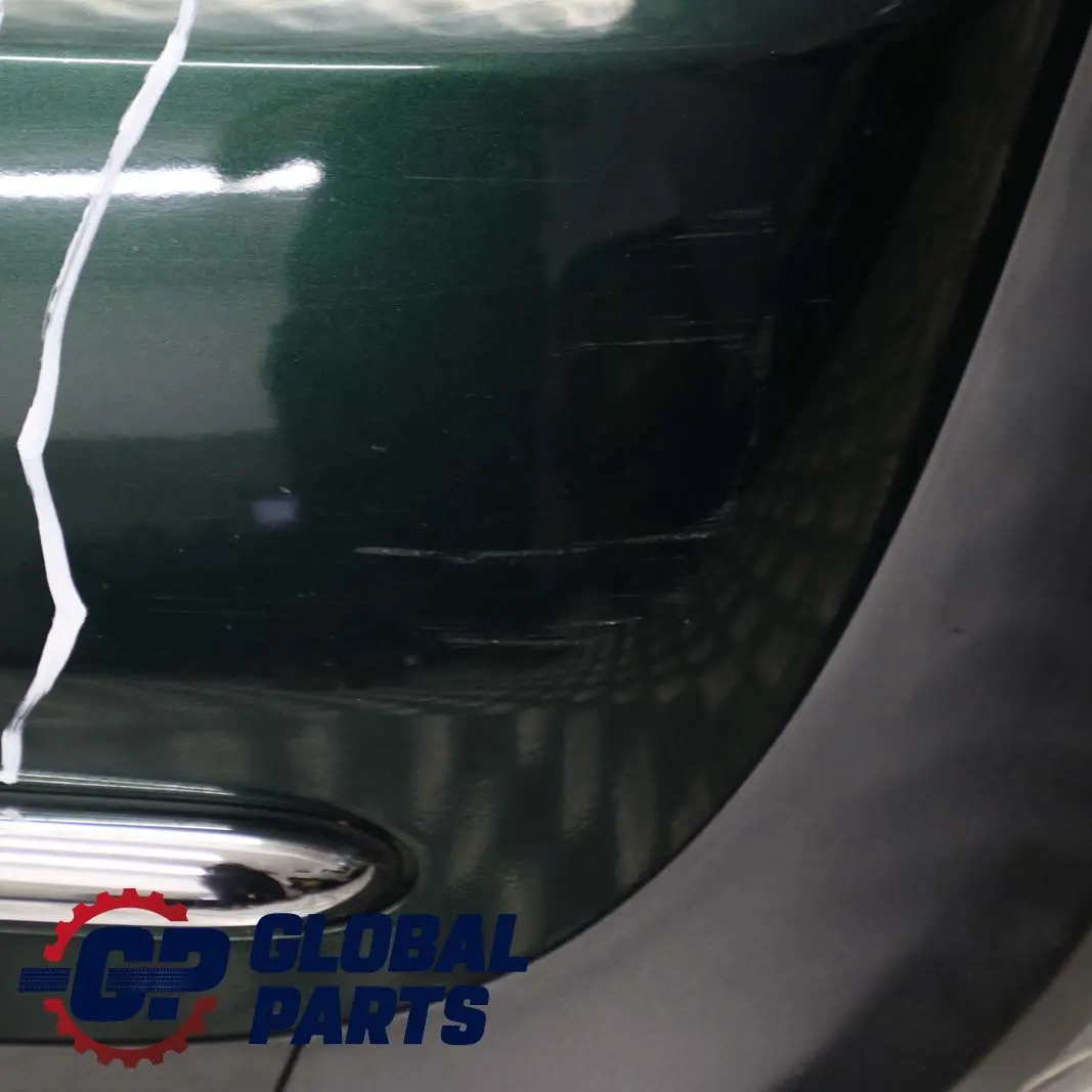 Bumper Trim Panel British Racing Green Metallic to BMW Mini Cooper R50 1 Rear with Part number 0393501 BMW Mini Cooper R50 1 Rear Bumper Trim Panel British Racing Green Metallic - SKU 0393501-BRG1 - Part number 0393501