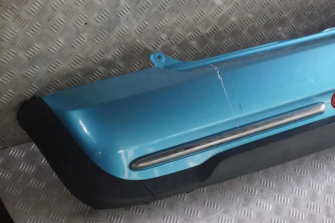 Bumper Trim Panel Electric Blue Metallic - 870 to BMW Mini Cooper R50 Rear with Part number 0393501 BMW Mini Cooper R50 Rear Bumper Trim Panel Electric Blue Metallic - 870 - SKU 0393501-ELB - Part number 0393501