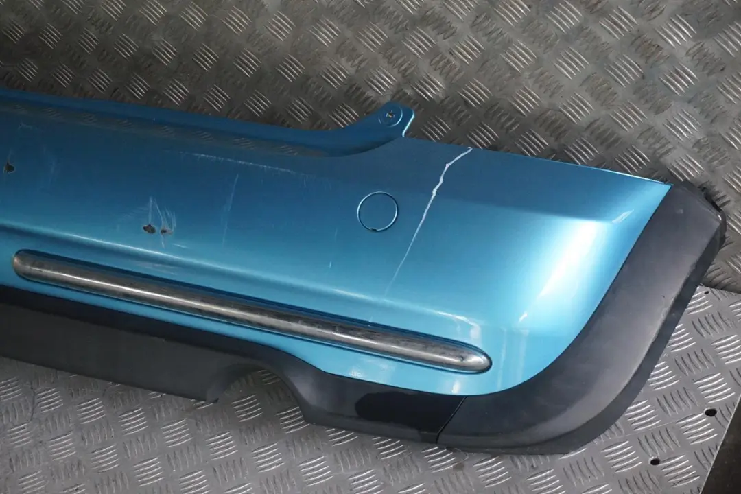 Bumper Trim Panel Electric Blue Metallic - 870 to BMW Mini Cooper R50 Rear with Part number 0393501 BMW Mini Cooper R50 Rear Bumper Trim Panel Electric Blue Metallic - 870 - SKU 0393501-ELB - Part number 0393501