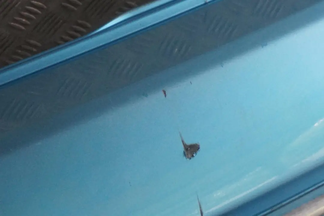 Bumper Trim Panel Electric Blue Metallic - 870 to BMW Mini Cooper R50 Rear with Part number 0393501 BMW Mini Cooper R50 Rear Bumper Trim Panel Electric Blue Metallic - 870 - SKU 0393501-ELB - Part number 0393501