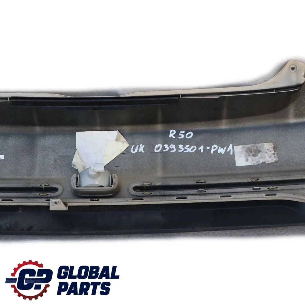 Bumper Trim Panel Pepper White - 850 to Mini Cooper One R50 Rear with Part number 0393501 Mini Cooper One R50 Rear Bumper Trim Panel Pepper White - 850 - SKU 0393501-PW1 - Part number 0393501