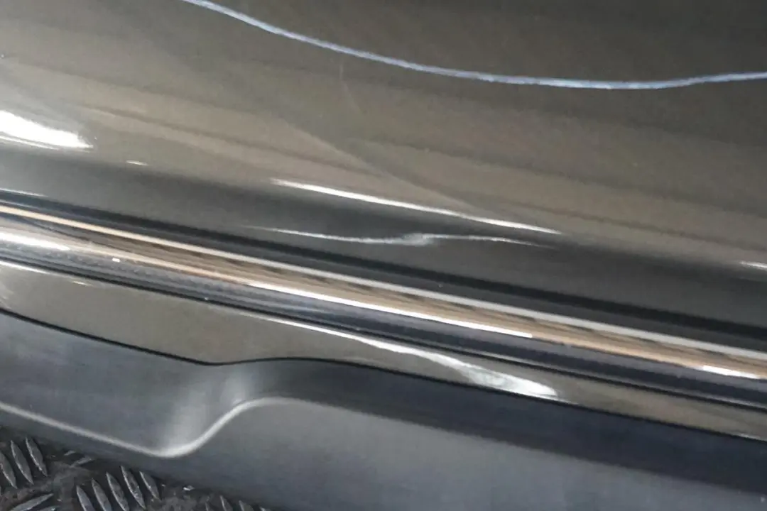 BMW Mini Cooper R50 Rear Bumper Trim Panel Royal Grey Metallic - A48 - SKU 0393501-ROG1 - Part number 0393501