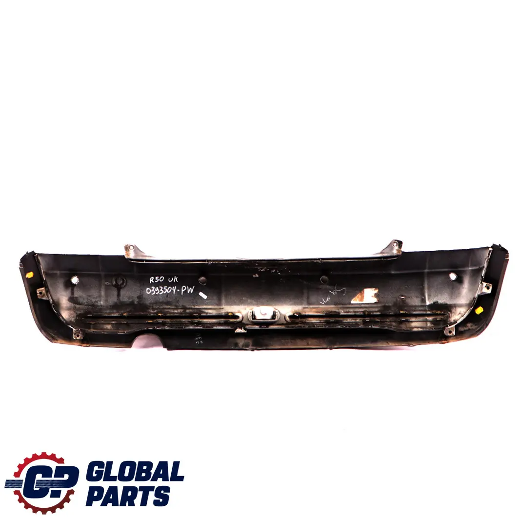 Mini Cooper One R50 Rear Bumper Trim Panel PDC Holes Pepper White - 850 - SKU 0393504-PW - Part number 0393504