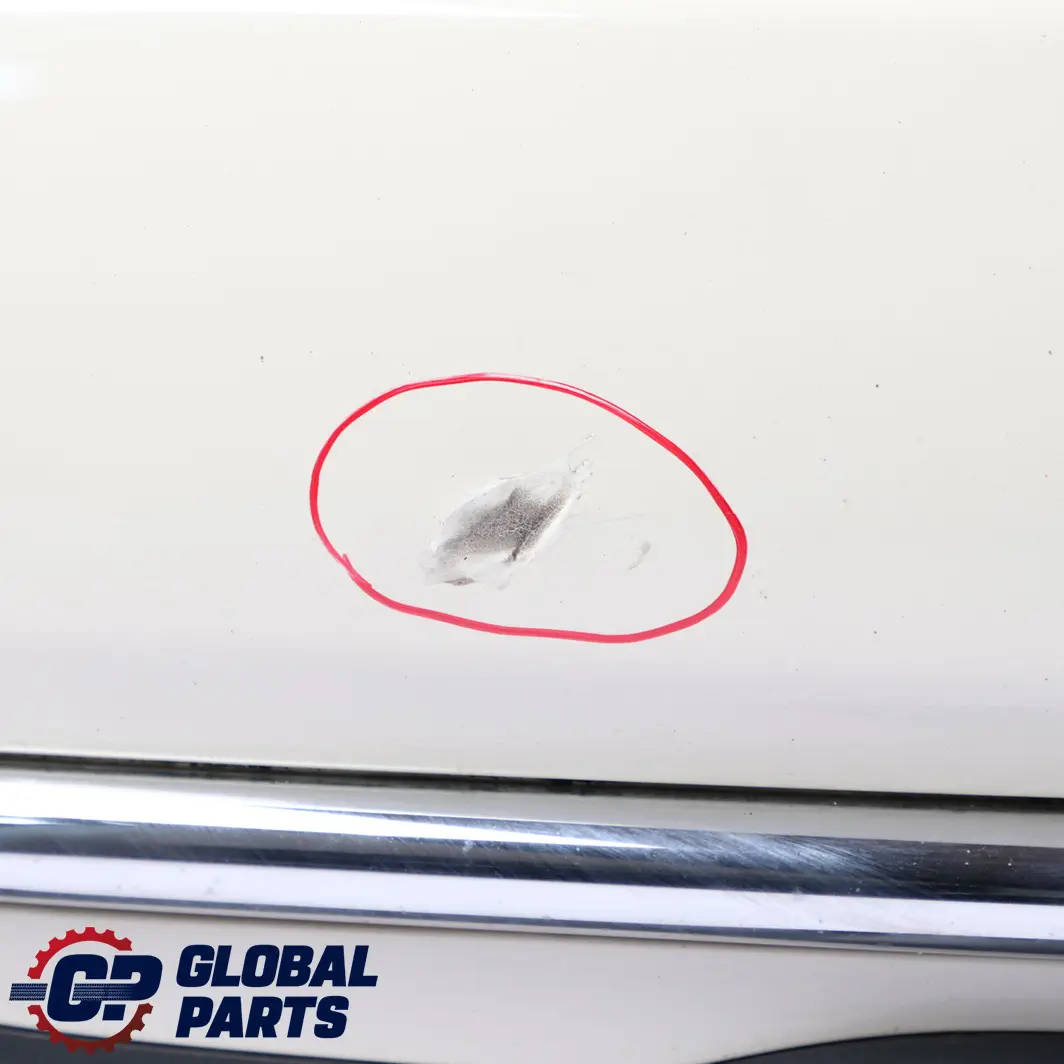 Mini Cooper One R50 Rear Bumper Trim Panel PDC Holes Pepper White - 850 - SKU 0393504-PW - Part number 0393504