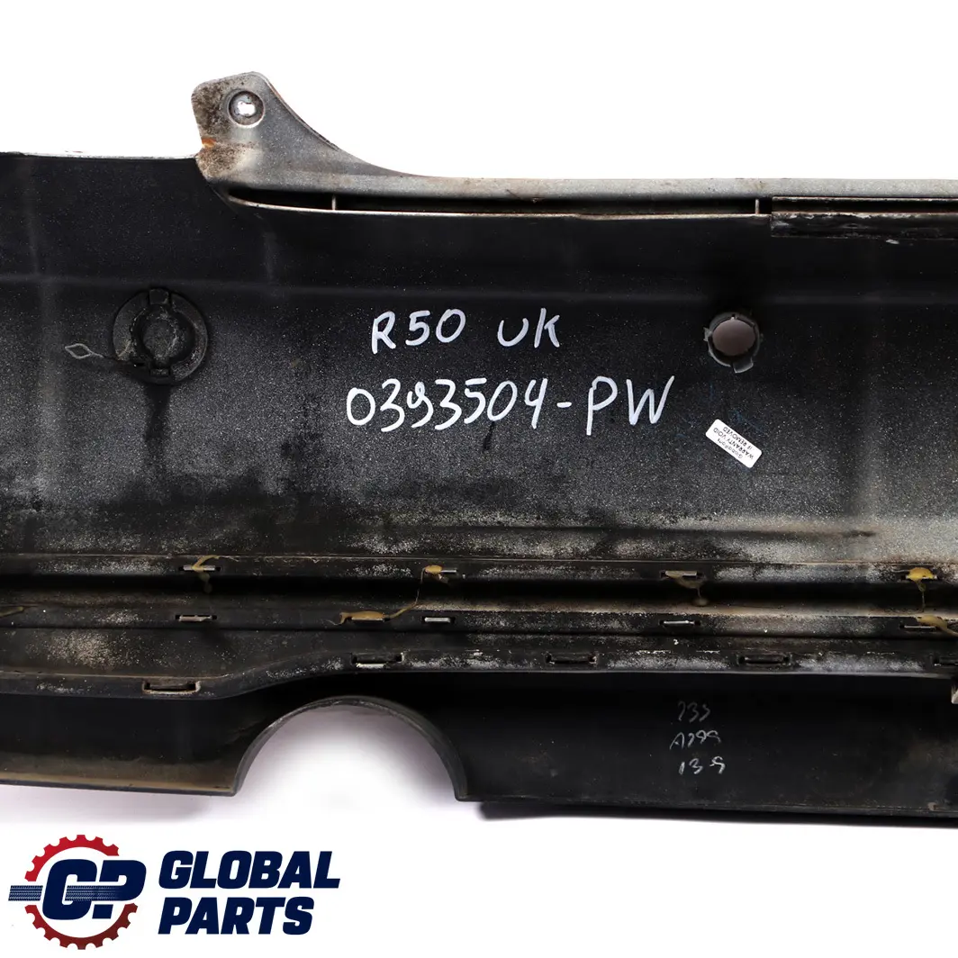 Bumper Trim Panel PDC Holes Pepper White - 850 to Mini Cooper One R50 Rear with Part number 0393504 Mini Cooper One R50 Rear Bumper Trim Panel PDC Holes Pepper White - 850 - SKU 0393504-PW - Part number 0393504