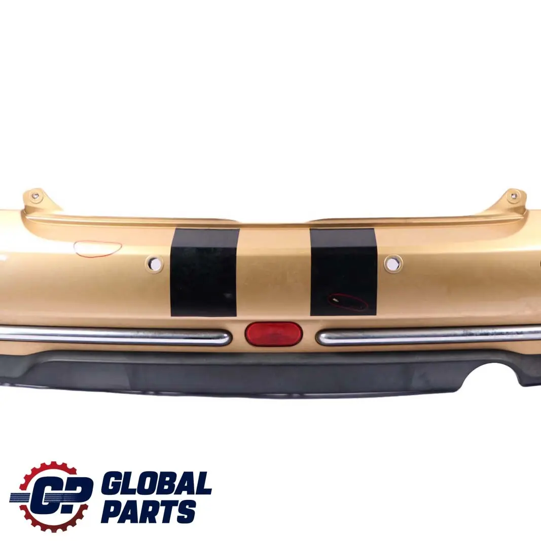 Bumper Trim Panel PDC Solid Gold Metallic - 859 to Mini Cooper One R50 Rear with Part number 0393504 Mini Cooper One R50 Rear Bumper Trim Panel PDC Solid Gold Metallic - 859 - SKU 0393504-SDB - Part number 0393504
