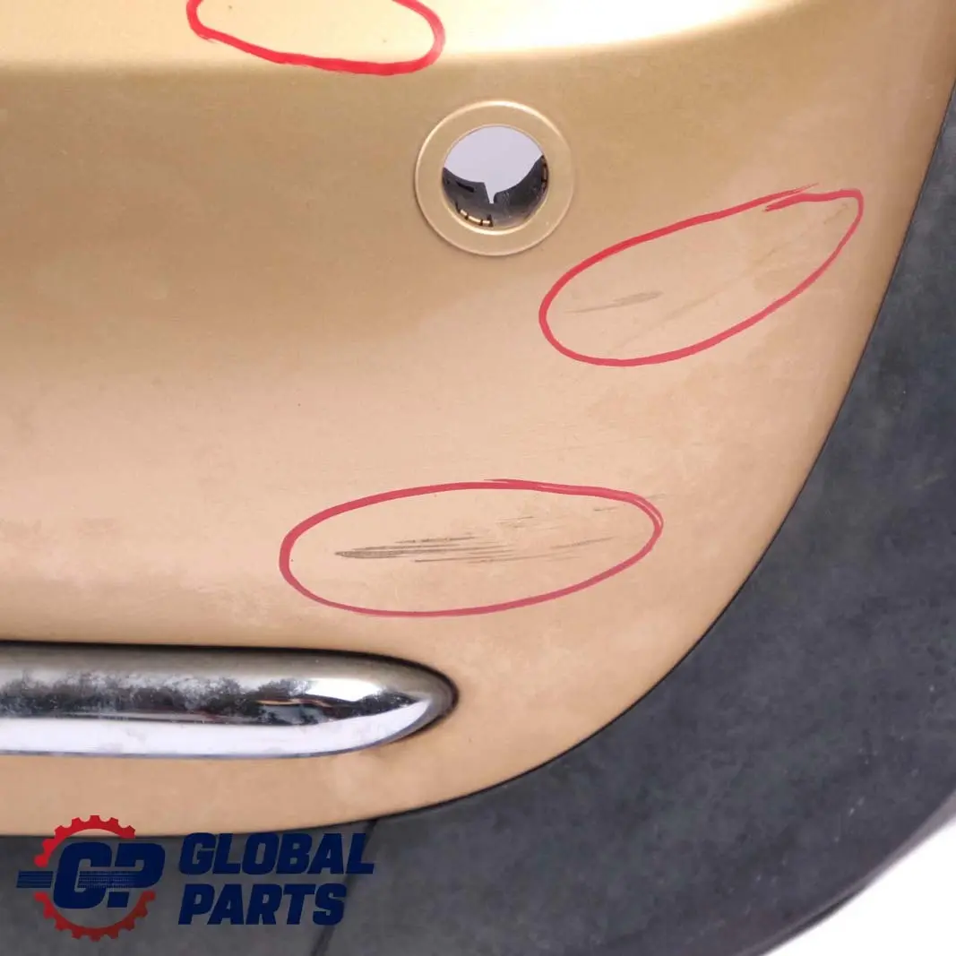Bumper Trim Panel PDC Solid Gold Metallic - 859 to Mini Cooper One R50 Rear with Part number 0393504 Mini Cooper One R50 Rear Bumper Trim Panel PDC Solid Gold Metallic - 859 - SKU 0393504-SDB - Part number 0393504
