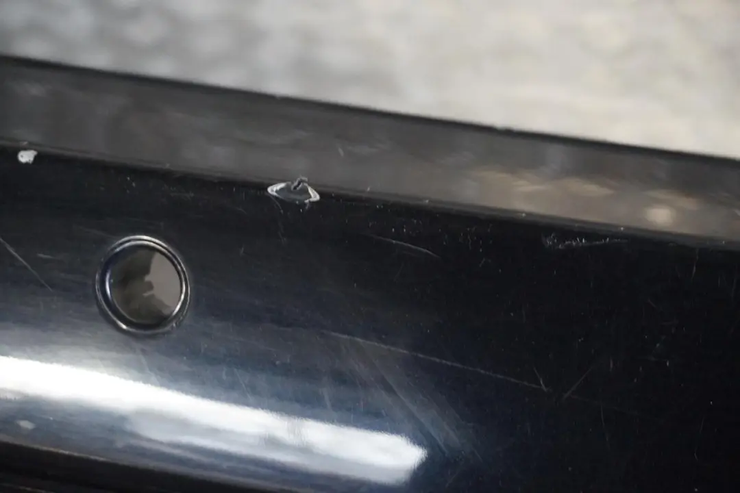BMW 5 Series E61 Touring M Sport Rear Bumper Panel PDC Carbonschwarz Black - SKU 0394703-CAR - Part number 0394703