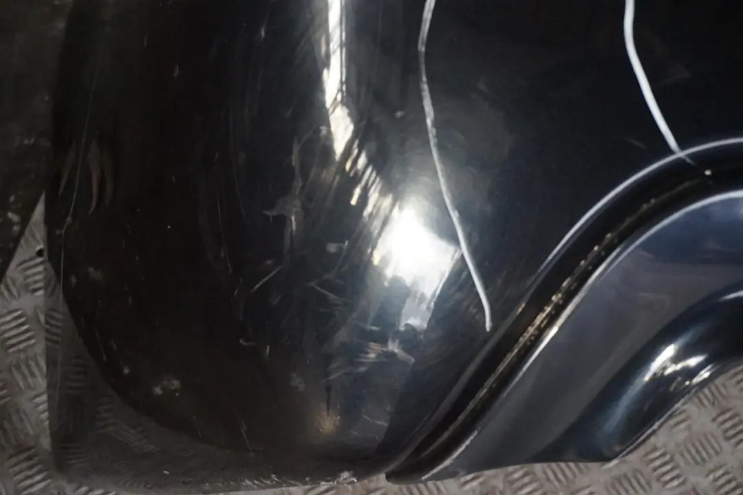 BMW 5 Series E61 Touring M Sport Rear Bumper Panel PDC Carbonschwarz Black - SKU 0394703-CAR - Part number 0394703