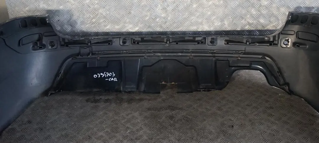 BMW 5 Series E61 Touring M Sport Rear Bumper Panel PDC Carbonschwarz Black - SKU 0394703-CAR - Part number 0394703