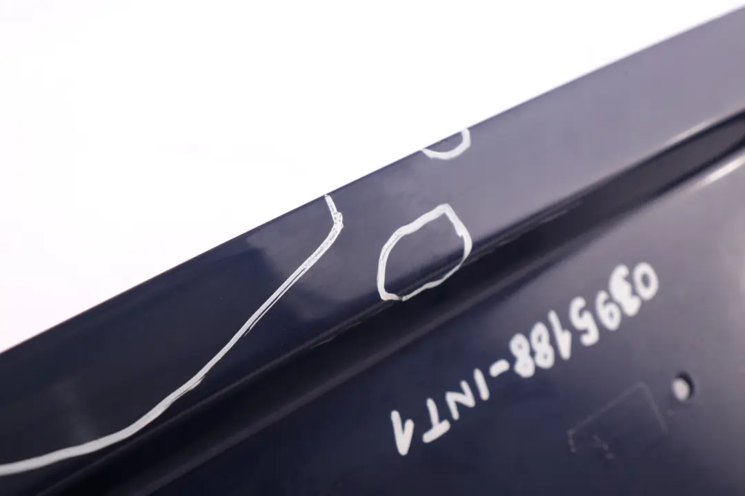 BMW 5 Series 1 E60 M5 Boot Tailgate Finisher Trim Cover Interlagos Blue - A30 - SKU 0395188-INT1 - Part number 0395188