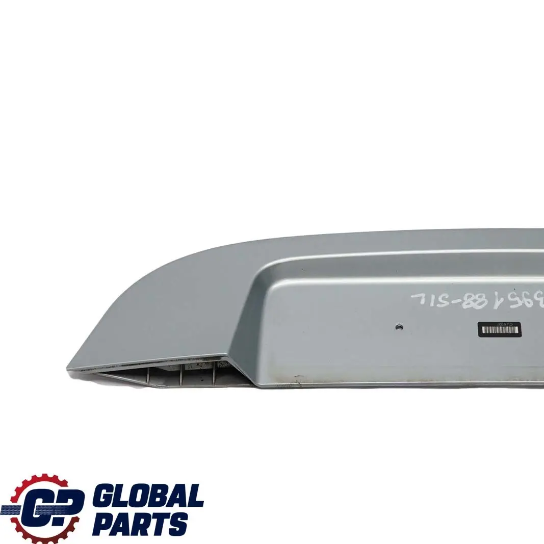 BMW 5 Series E60 M5 Boot Tailgate Finisher Trim Cover Silverstone II - A29 - SKU 0395188-SIL - Part number 0395188