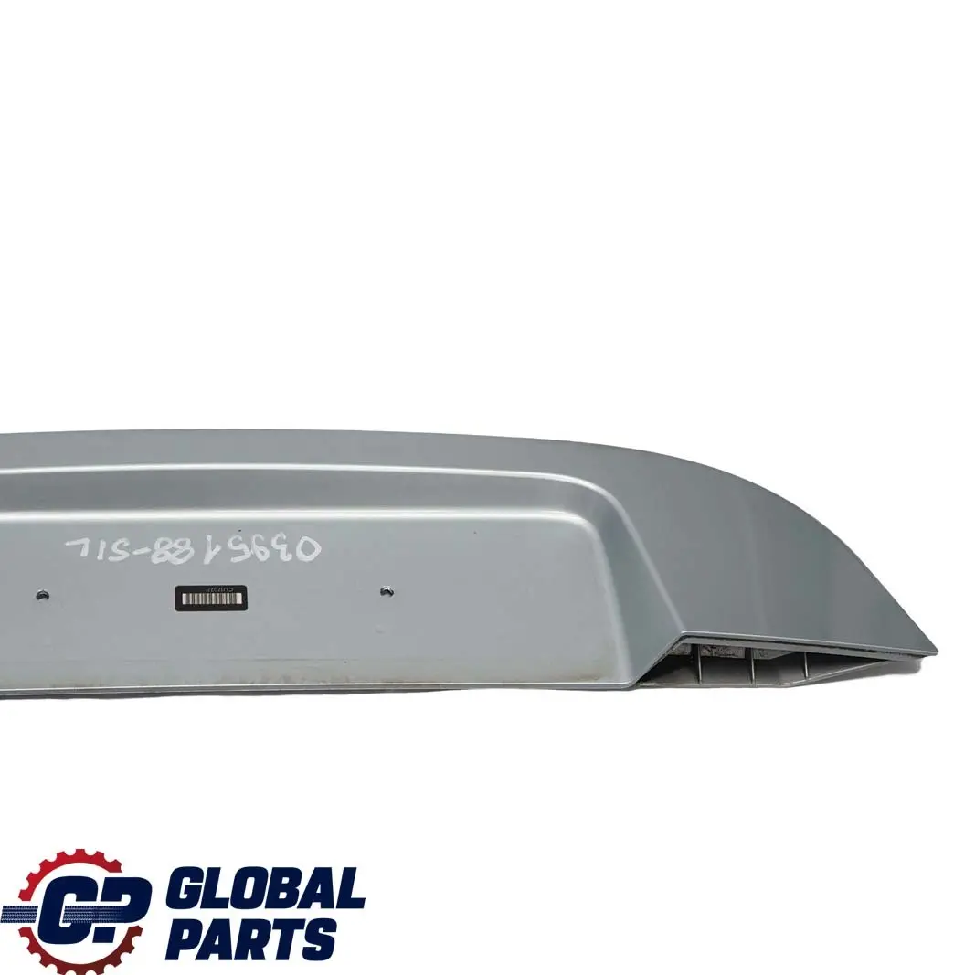 Blende Heckklappe Silverstone II Metallic - A29 für BMW 5 er E60 M5 mit Teilenummer 0395188 BMW 5 er E60 M5 Blende Heckklappe Silverstone II Metallic - A29 - SKU 0395188-SIL - Teilenummer 0395188