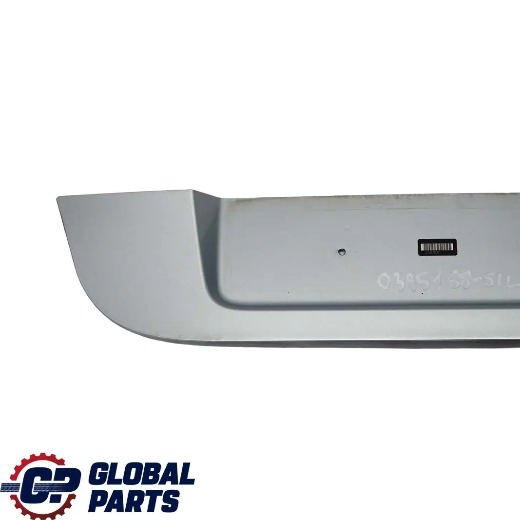 BMW 5 Series E60 M5 Boot Tailgate Finisher Trim Cover Silverstone II - A29 - SKU 0395188-SIL - Part number 0395188