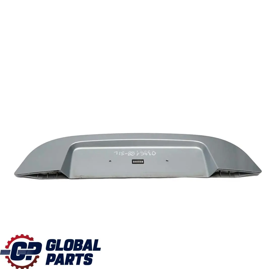 Blende Heckklappe Silverstone II Metallic - A29 für BMW 5 er E60 M5 mit Teilenummer 0395188 BMW 5 er E60 M5 Blende Heckklappe Silverstone II Metallic - A29 - SKU 0395188-SIL - Teilenummer 0395188