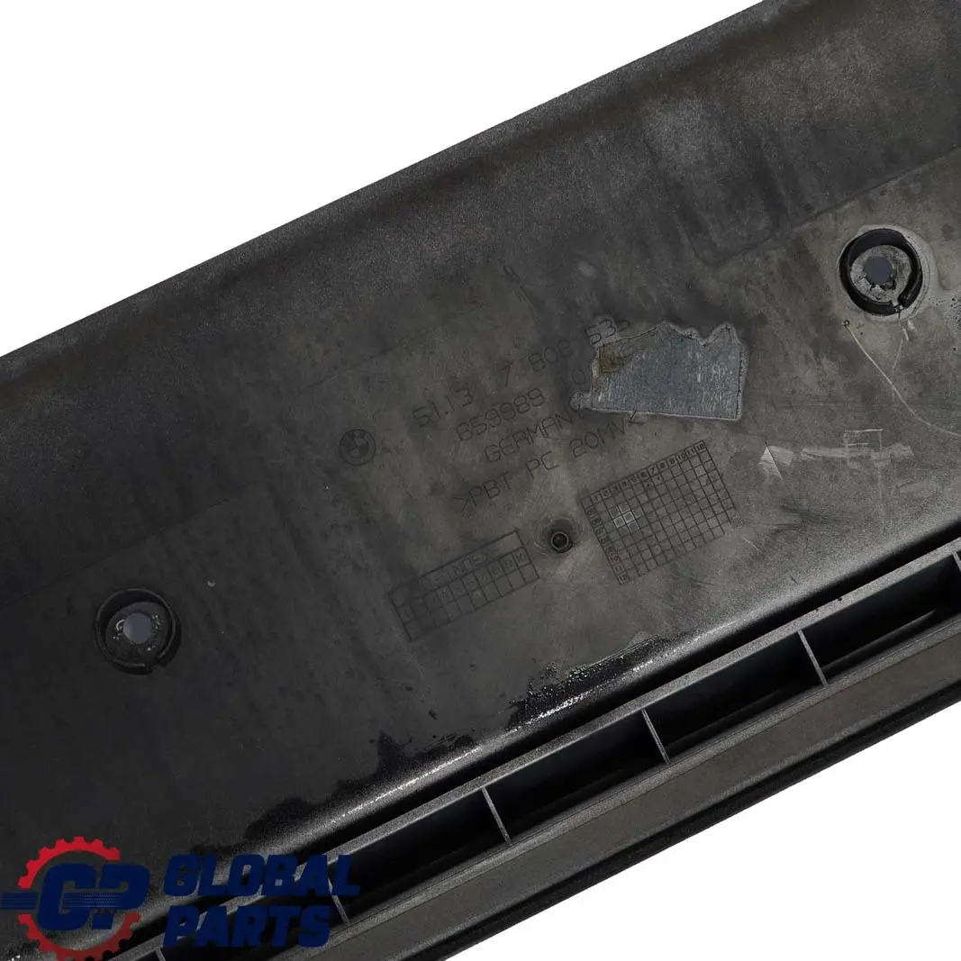 BMW 5 Series E60 M5 Boot Tailgate Finisher Trim Cover Silverstone II - A29 - SKU 0395188-SIL - Part number 0395188