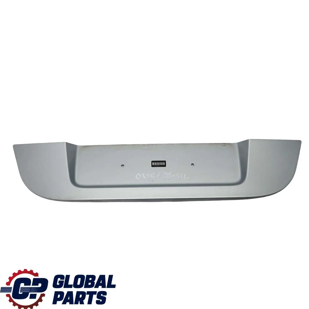 Blende Heckklappe Silverstone II Metallic - A29 für BMW 5 er E60 M5 mit Teilenummer 0395188 BMW 5 er E60 M5 Blende Heckklappe Silverstone II Metallic - A29 - SKU 0395188-SIL - Teilenummer 0395188