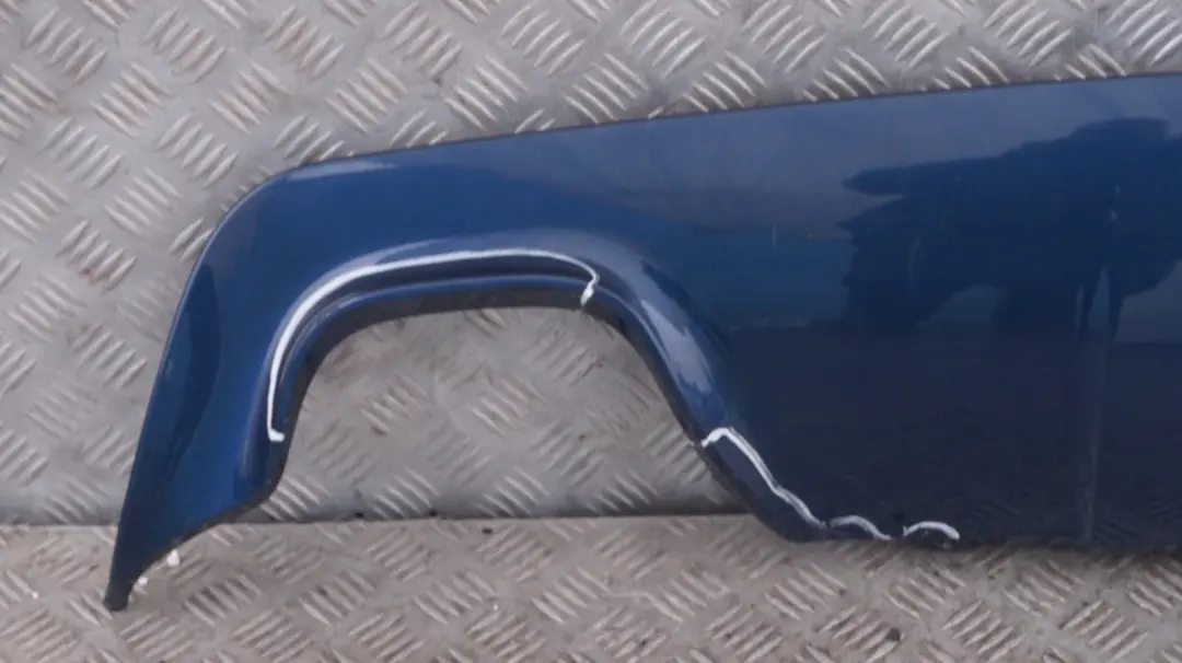 BMW 5 Series E60 E61 M Sport Rear Bumper Diffuser Cover Trim Mysticblau Blue - SKU 0395228 - Part number 0395228