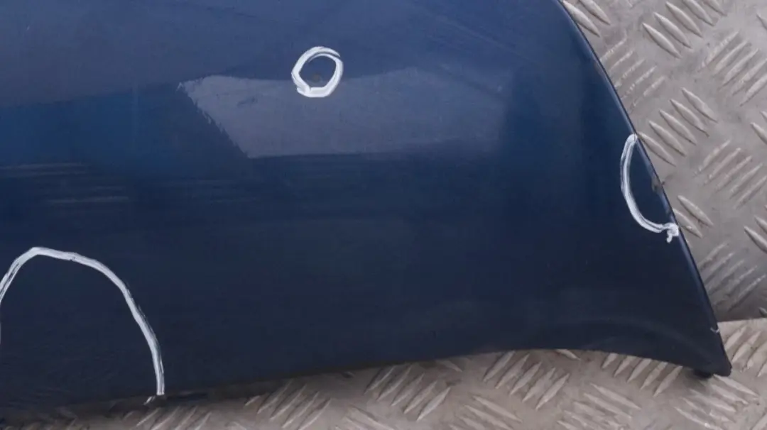 BMW 5 Series E60 E61 M Sport Rear Bumper Diffuser Cover Trim Mysticblau Blue - SKU 0395228 - Part number 0395228