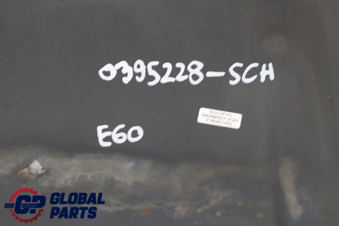 BMW 5 E60 E61 M Sport Rear Bumper Diffuser Cover Trim Schwarz 2 Black - 668 - SKU 0395228-SCH - Part number 0395228