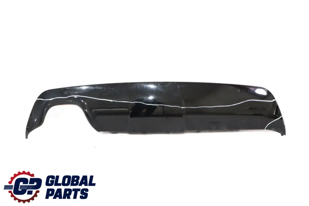 Bumper Diffuser Cover Trim Schwarz 2 Black - 668 to BMW 5 E60 E61 M Sport Rear with Part number 0395228 BMW 5 E60 E61 M Sport Rear Bumper Diffuser Cover Trim Schwarz 2 Black - 668 - SKU 0395228-SCH - Part number 0395228