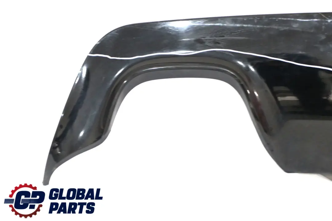 BMW 5 E60 E61 M Sport Rear Bumper Diffuser Cover Trim Schwarz 2 Black - 668 - SKU 0395228-SCH - Part number 0395228
