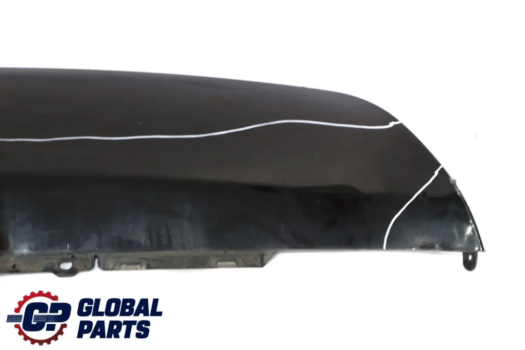 Bumper Diffuser Cover Trim Schwarz 2 Black - 668 to BMW 5 E60 E61 M Sport Rear with Part number 0395228 BMW 5 E60 E61 M Sport Rear Bumper Diffuser Cover Trim Schwarz 2 Black - 668 - SKU 0395228-SCH - Part number 0395228
