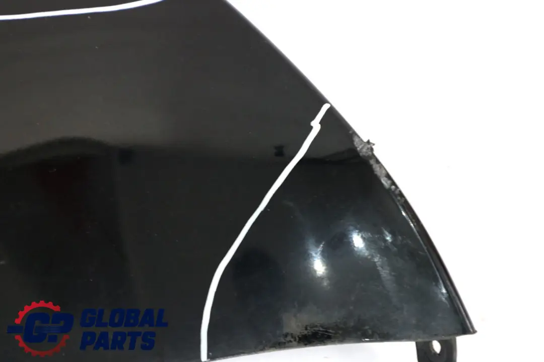 BMW 5 E60 E61 M Sport Rear Bumper Diffuser Cover Trim Schwarz 2 Black - 668 - SKU 0395228-SCH - Part number 0395228