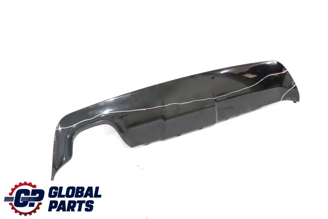 Bumper Diffuser Cover Trim Schwarz 2 Black - 668 to BMW 5 E60 E61 M Sport Rear with Part number 0395228 BMW 5 E60 E61 M Sport Rear Bumper Diffuser Cover Trim Schwarz 2 Black - 668 - SKU 0395228-SCH - Part number 0395228