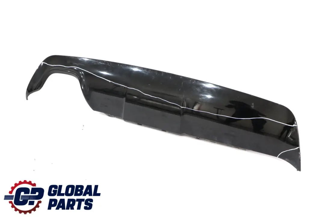 BMW 5 E60 E61 M Sport Rear Bumper Diffuser Cover Trim Schwarz 2 Black - 668 - SKU 0395228-SCH - Part number 0395228