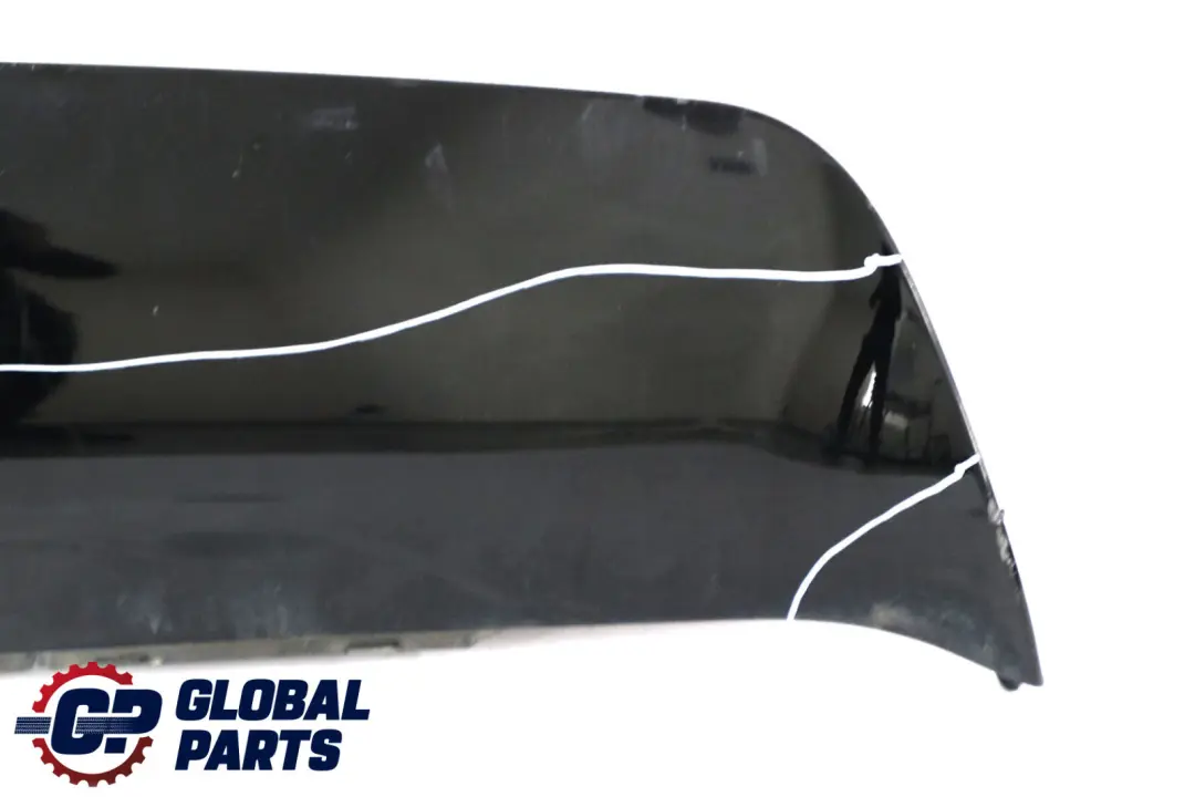 BMW 5 E60 E61 M Sport Rear Bumper Diffuser Cover Trim Schwarz 2 Black - 668 - SKU 0395228-SCH - Part number 0395228