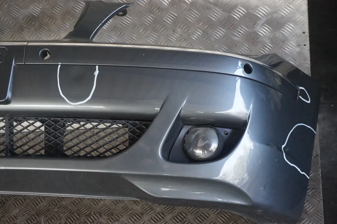BMW 7 Series E65 E66 Front Bumper Panel Titangrau Titan Grey Metallic - A36 - SKU 0395300-TGR - Part number 0395300