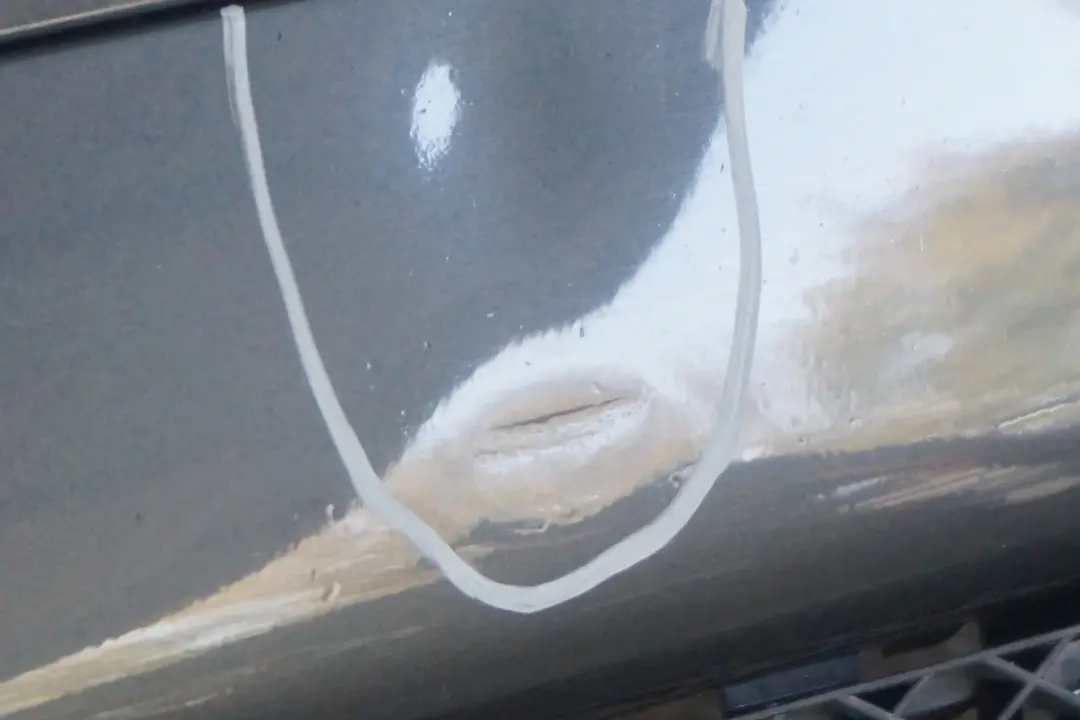 BMW 7 Series E65 E66 Front Bumper Panel Titangrau Titan Grey Metallic - A36 - SKU 0395300-TGR - Part number 0395300