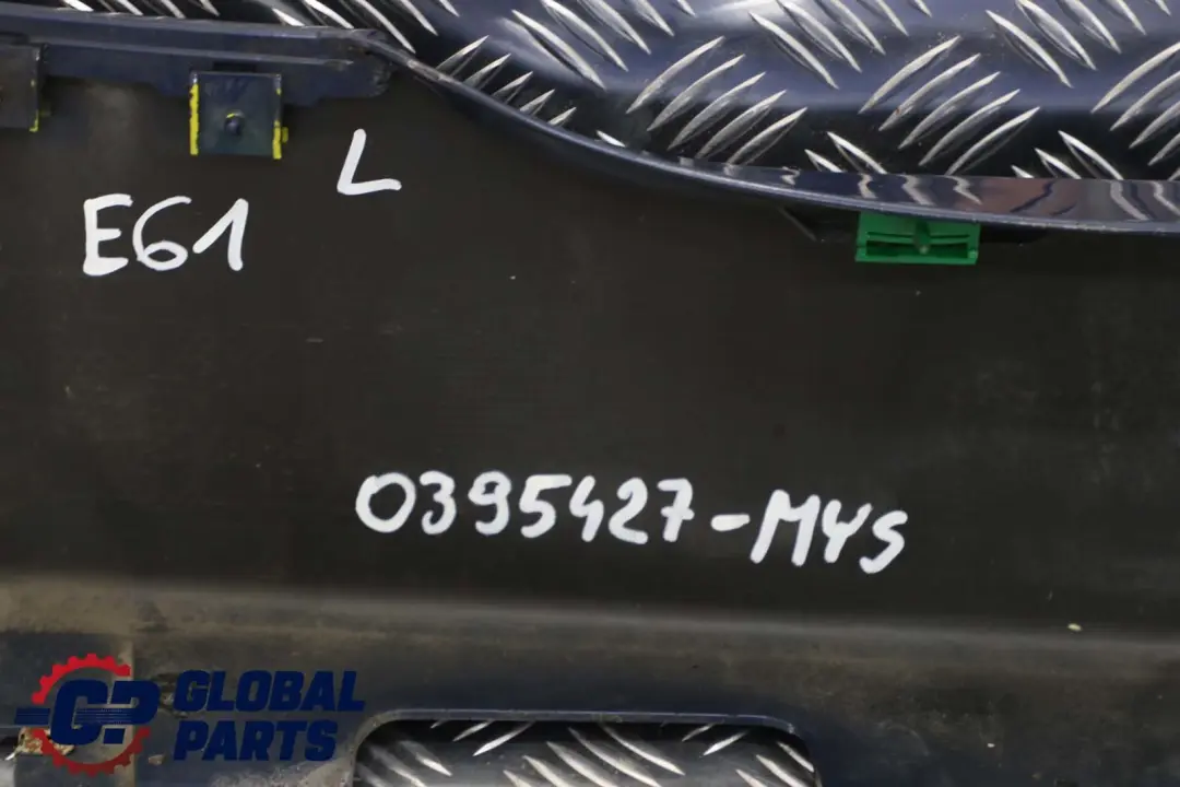 BMW E61 Listello Portiera Gonna SX Blu Mistico Blu - A07 - SKU 0395427-MYS - Numero di parte 0395427