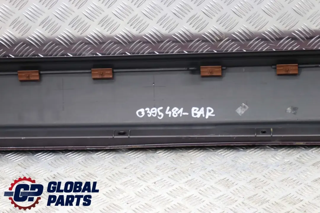 Door Sill Cover Skirt Left N/S Barberarot Barbera Red - A39 to BMW 7 Series E65 with Part number 0395481 BMW 7 Series E65 Door Sill Cover Skirt Left N/S Barberarot Barbera Red - A39 - SKU 0395481-BAR - Part number 0395481