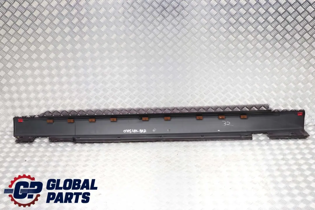 BMW 7 Series E65 Door Sill Cover Skirt Left N/S Barberarot Barbera Red - A39 - SKU 0395481-BAR - Part number 0395481