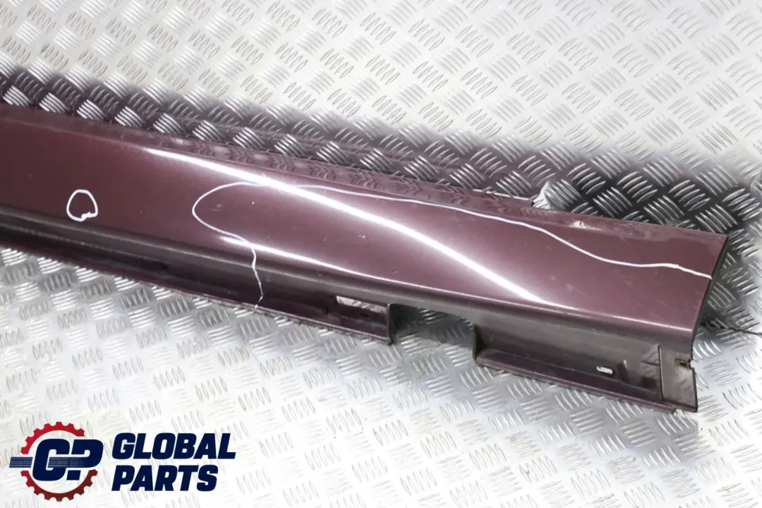 BMW 7 Series E65 Door Sill Cover Skirt Right O/S Barberarot Barbera Red - A39 - SKU 0395482-BAR - Part number 0395482