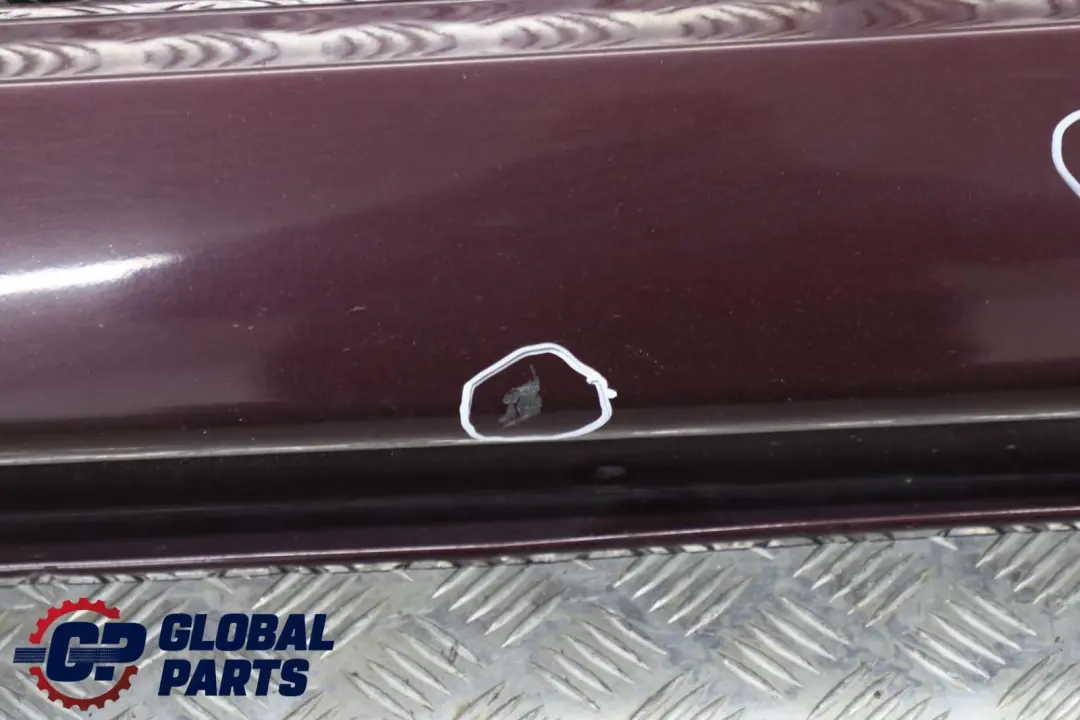 BMW 7 Series E65 Door Sill Cover Skirt Right O/S Barberarot Barbera Red - A39 - SKU 0395482-BAR - Part number 0395482