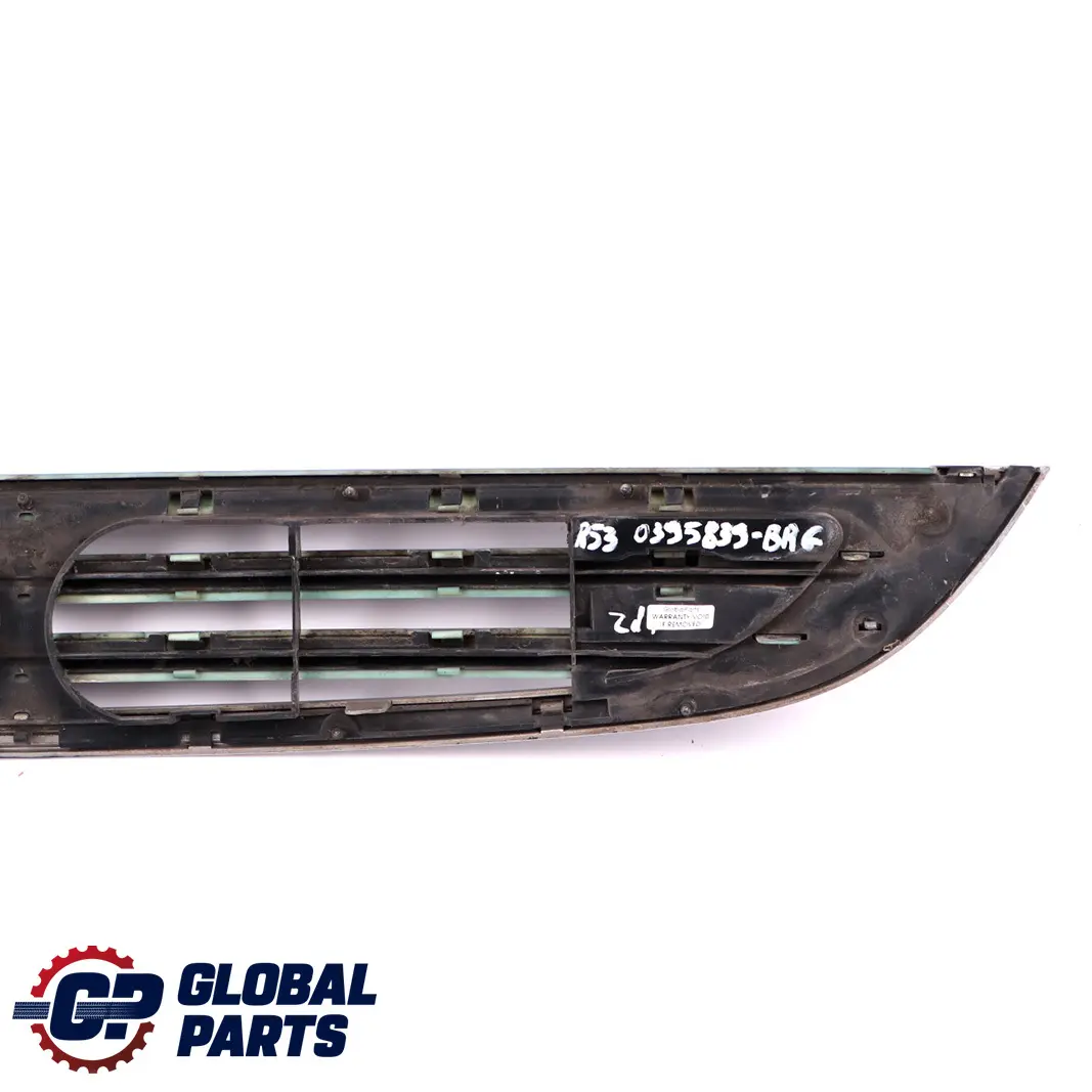 Front Bumper Bottom Trim Grille British Racing Metallic A67 to Mini Cooper S R53 with Part number 0395839 Mini Cooper S R53 Front Bumper Bottom Trim Grille British Racing Metallic A67 - SKU 0395839-BRG - Part number 0395839