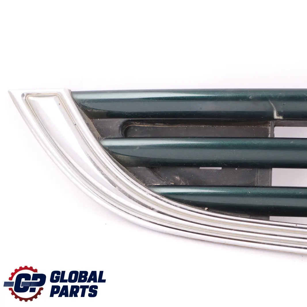 Front Bumper Bottom Trim Grille British Racing Metallic A67 to Mini Cooper S R53 with Part number 0395839 Mini Cooper S R53 Front Bumper Bottom Trim Grille British Racing Metallic A67 - SKU 0395839-BRG - Part number 0395839
