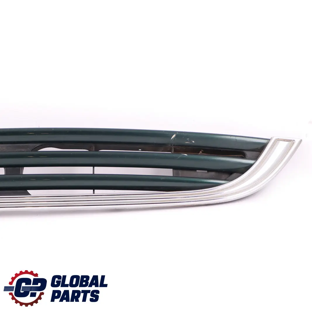 Front Bumper Bottom Trim Grille British Racing Metallic A67 to Mini Cooper S R53 with Part number 0395839 Mini Cooper S R53 Front Bumper Bottom Trim Grille British Racing Metallic A67 - SKU 0395839-BRG - Part number 0395839