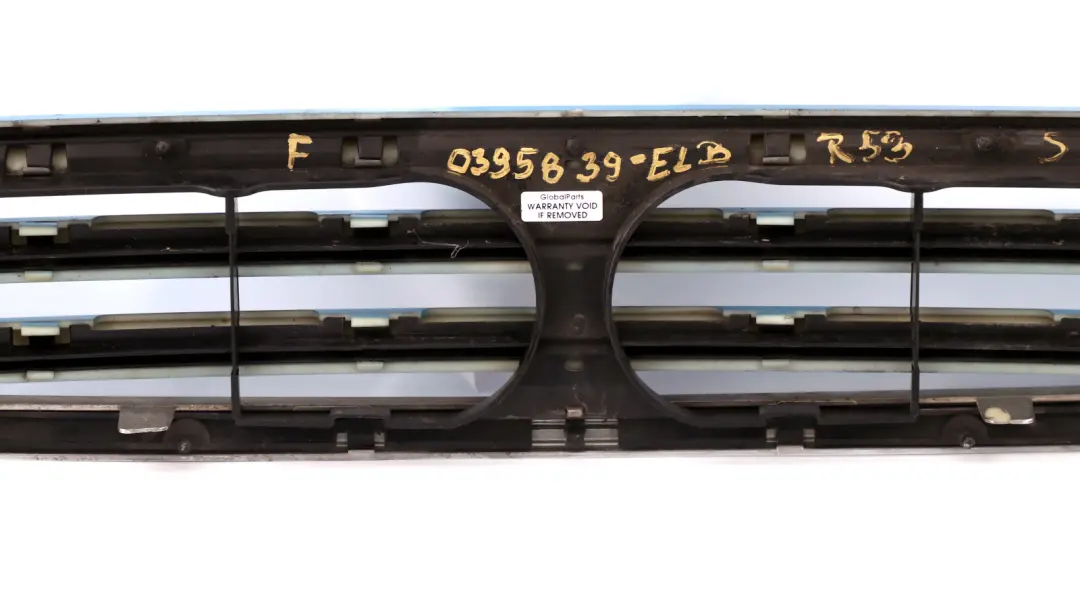 Front Bumper Bottom Trim Grille Electric Blue 7032535 to Mini Cooper S R53 with Part number 0395839 Mini Cooper S R53 Front Bumper Bottom Trim Grille Electric Blue 7032535 - SKU 0395839-ELB - Part number 0395839