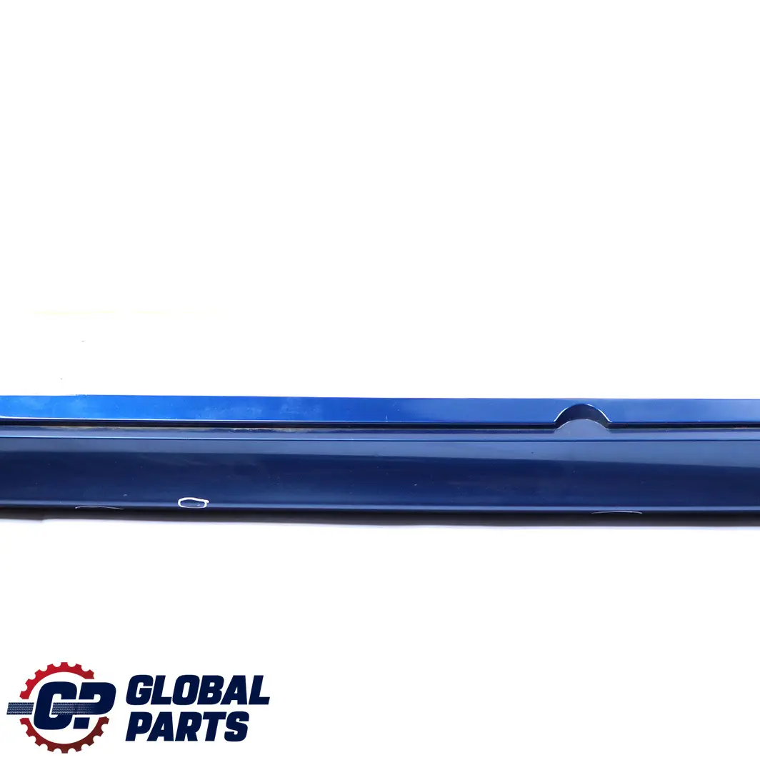 Door Sill Cover Skirt Left N/S to BMW E60 E61 M Sport with Part number Le Mans Blau Metallic - 381 BMW E60 E61 M Sport Door Sill Cover Skirt Left N/S - SKU 0396899-LMB - Part number Le Mans Blau Metallic - 381