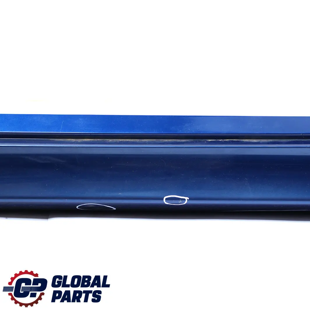 BMW E60 E61 M Sport Door Sill Cover Skirt Left N/S - SKU 0396899-LMB - Part number Le Mans Blau Metallic - 381