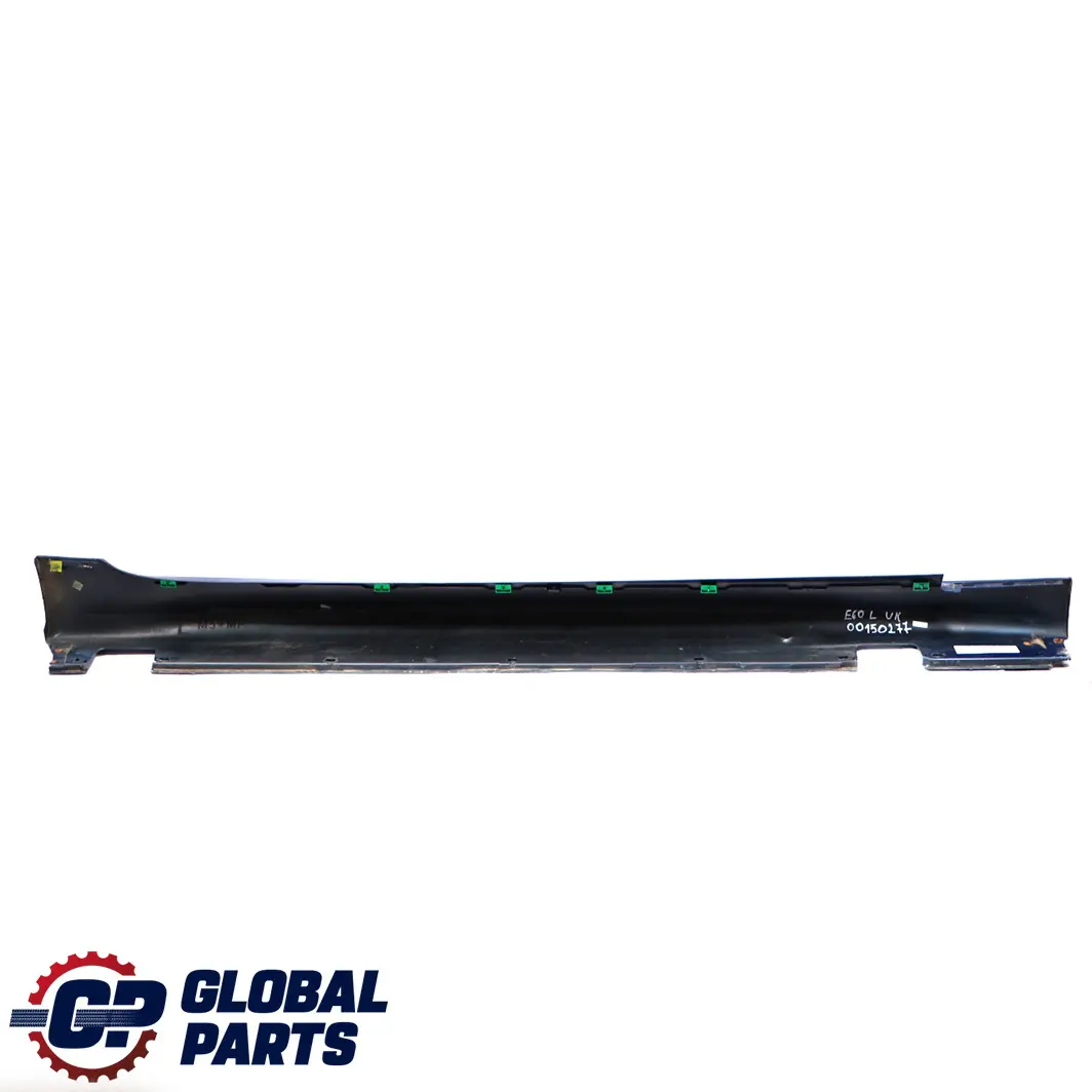 Door Sill Cover Skirt Left N/S to BMW E60 E61 M Sport with Part number Le Mans Blau Metallic - 381 BMW E60 E61 M Sport Door Sill Cover Skirt Left N/S - SKU 0396899-LMB - Part number Le Mans Blau Metallic - 381